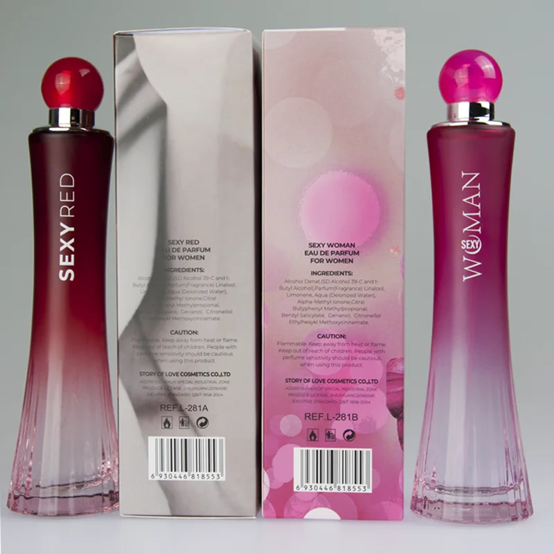 Wholesale Lady Scent Long Lasting Fragrance Bottle Perfume 100 Ml Glass Women