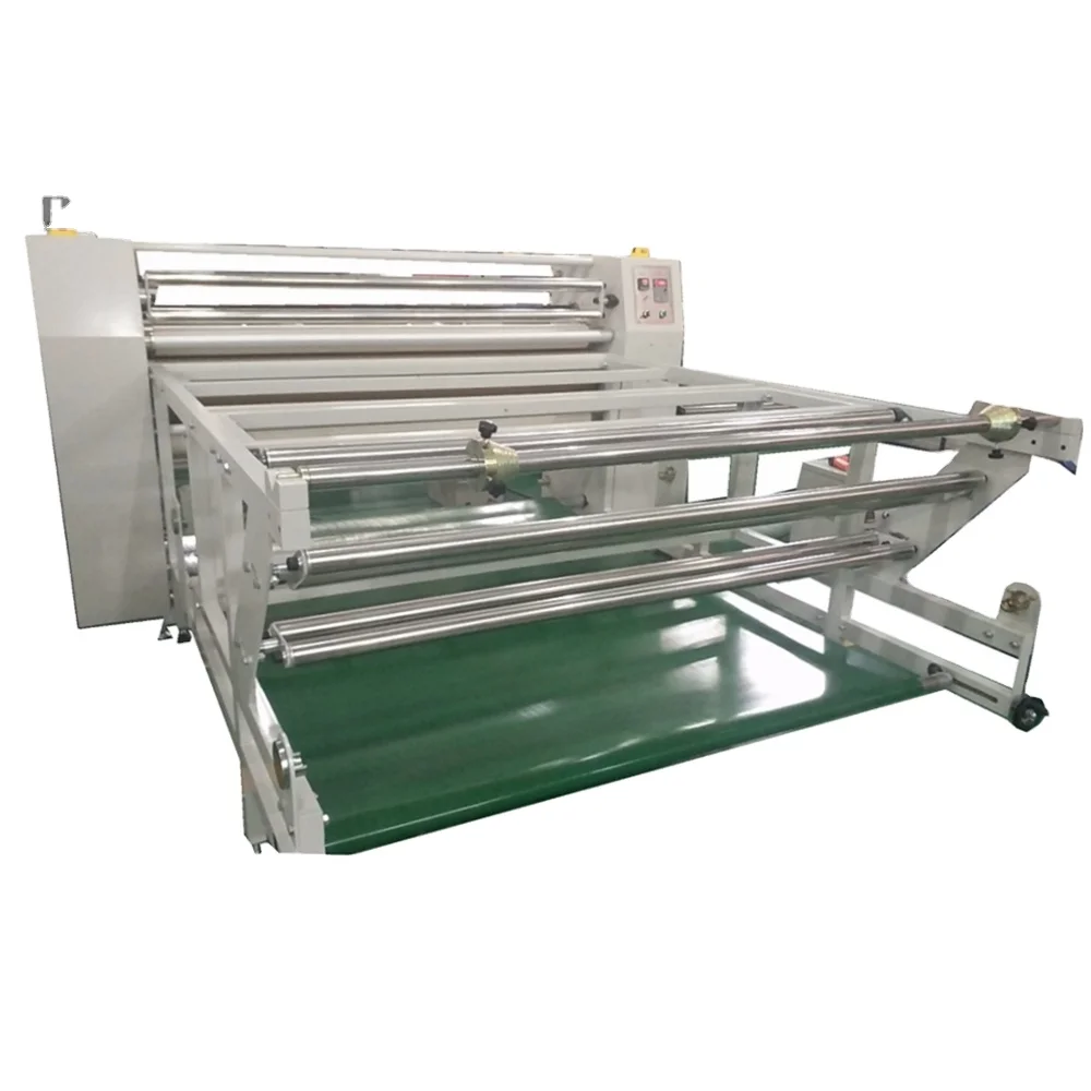Oil Heat Press Sublimation machine roll to roll calandra roller heat transfer machine