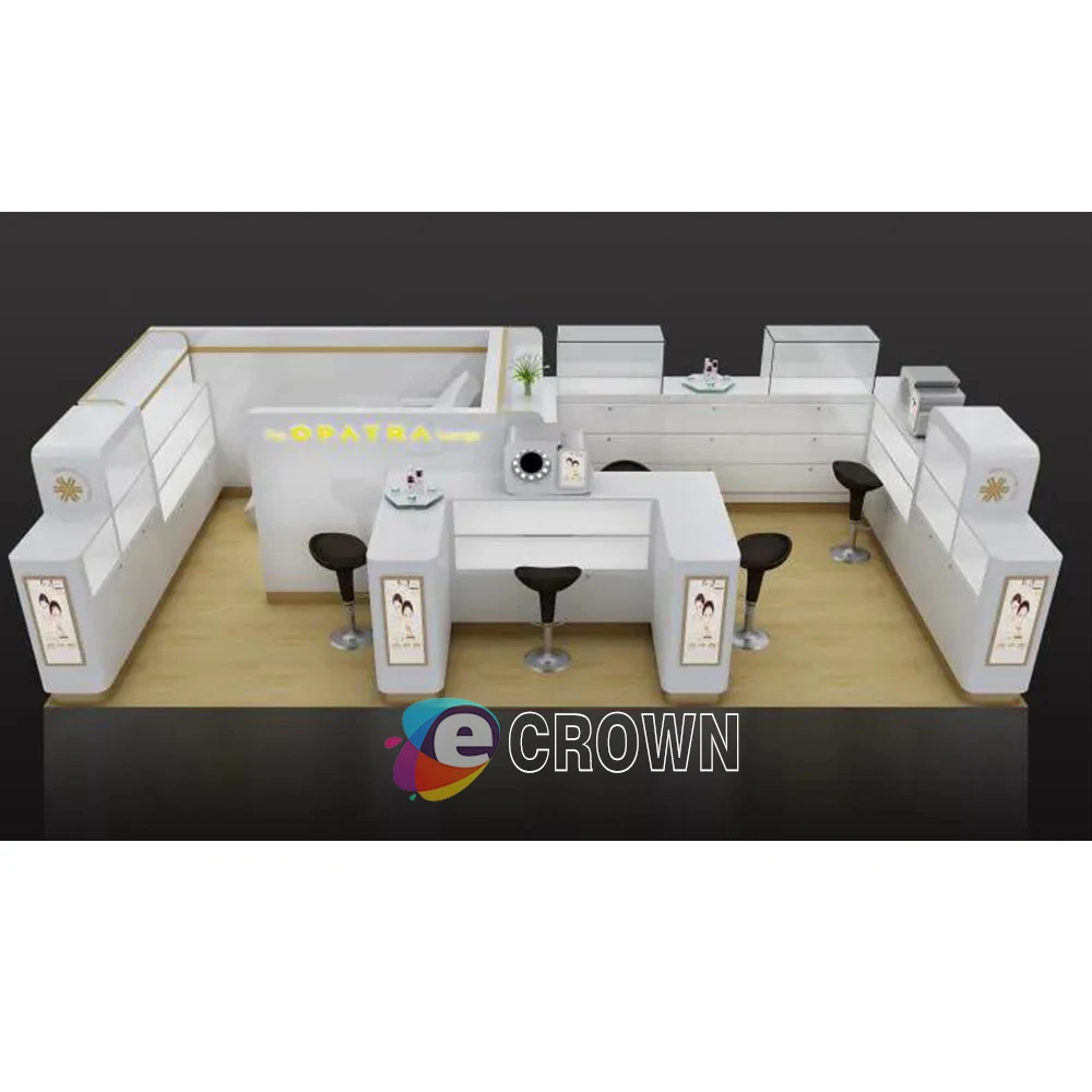 Elegant Teeth Whitening Glass Dental Chair Kiosk Custom Egg Chair Showcase Cabinet OEM