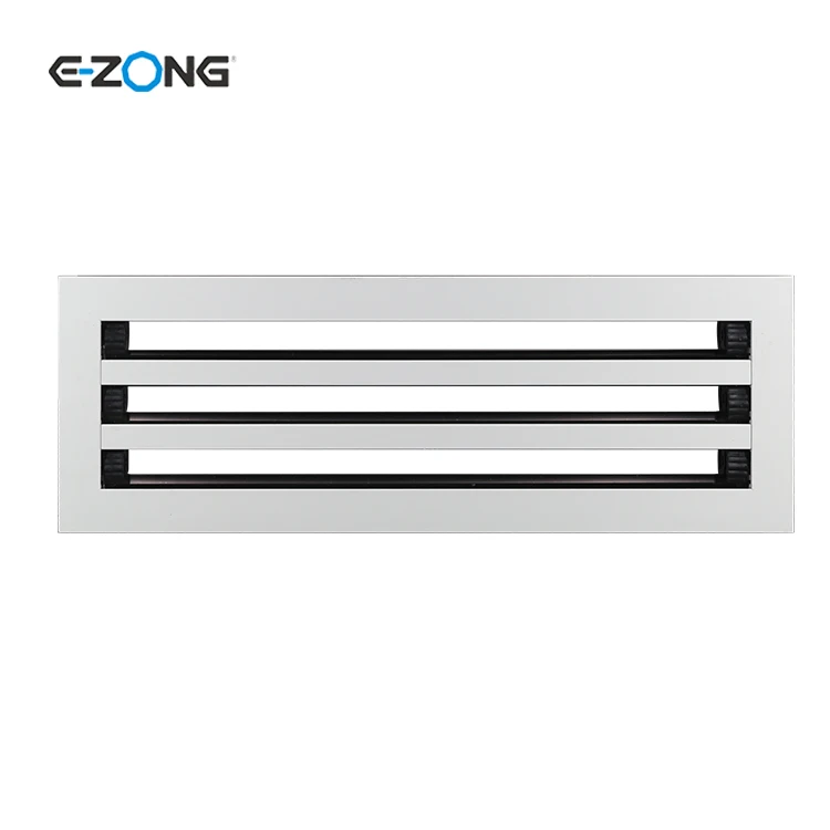 HVAC aluminum+ABS plastic material large adjustable air supply slot diffuser air vent ceiling grill wall air ventilation