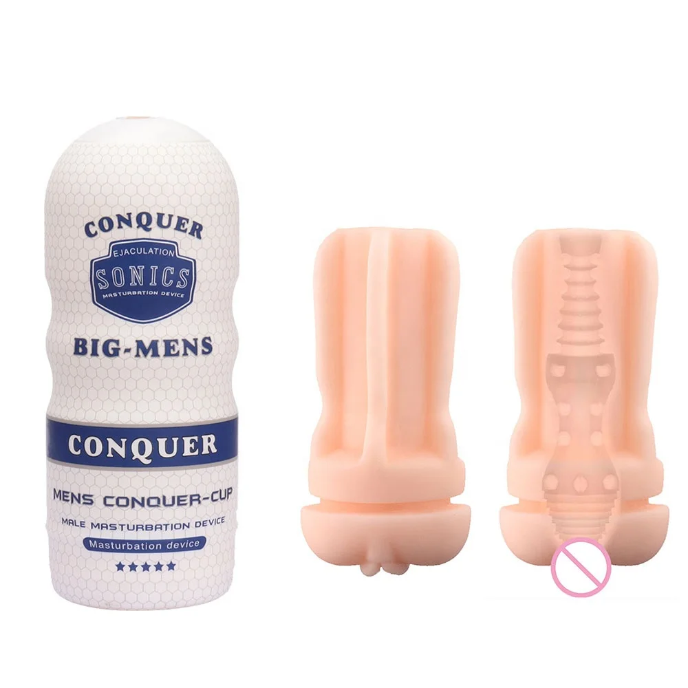 Male Cup Masturbator Silicone Sex Masturbating Tools Adult Sexy Homemade Aircraft Cup Sax Toys for Man