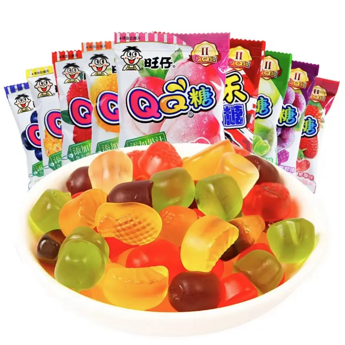 70gcustomized Own Brand Multi-flavor Fruit Gummy China Wholesale Candy Supplier Candy