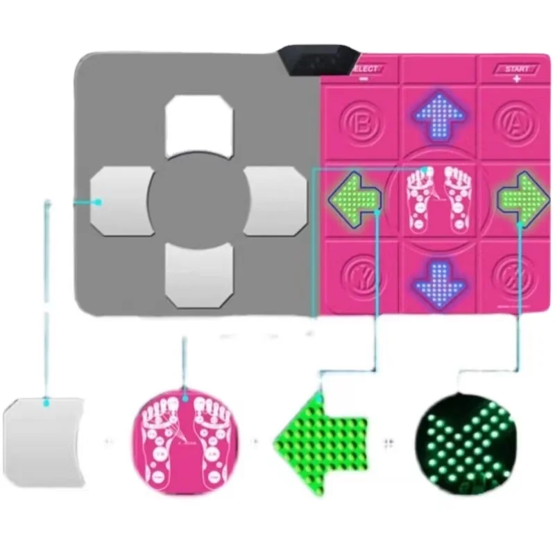 Ar motion sensing dancing machine fitness motion sensing machine TV interactive game home children running mat baby