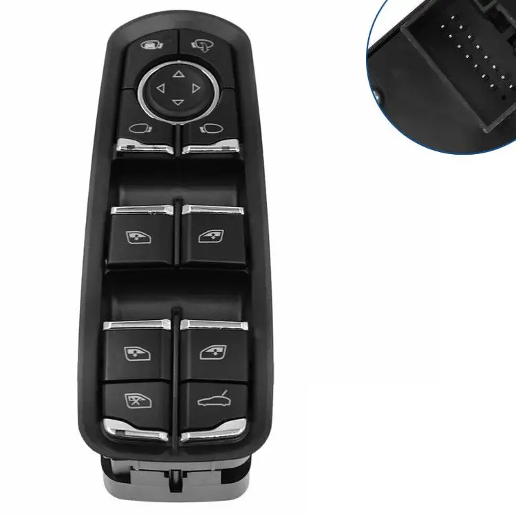 Electronic POWER WINDOW LIFTER SWITCH 7PP959858RDML 7PP959858 For Porsche Panamera Cayenne Macan