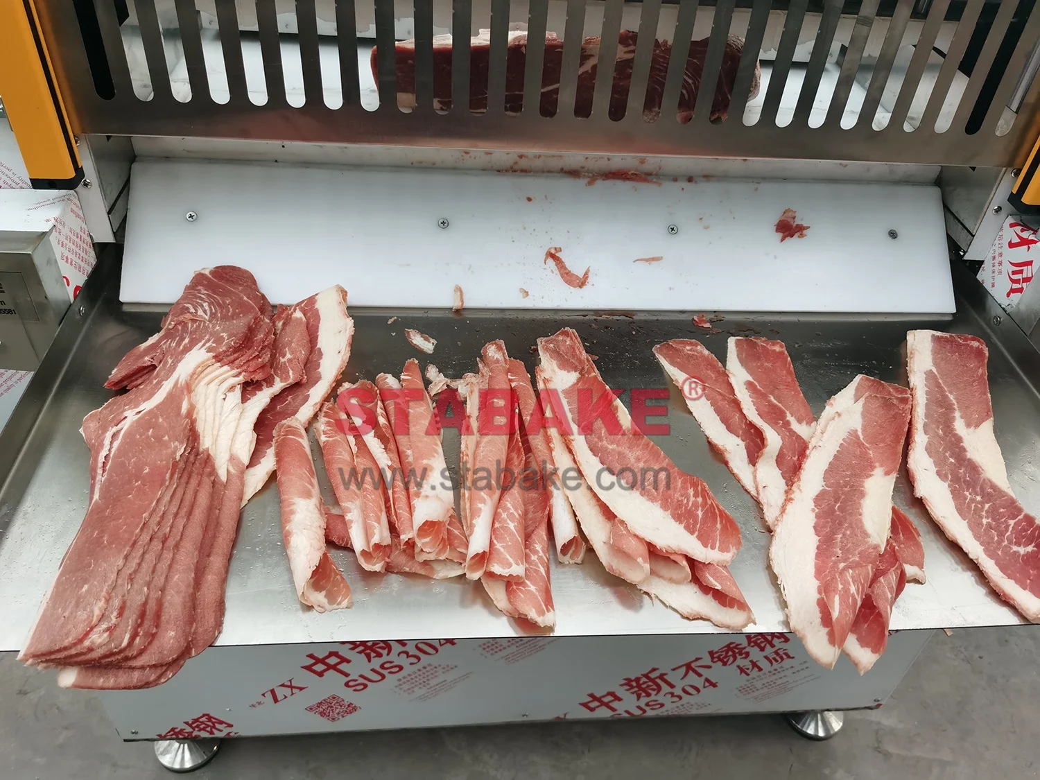Промышленная машина для резки замороженного мяса говядины баранины рулона свинины