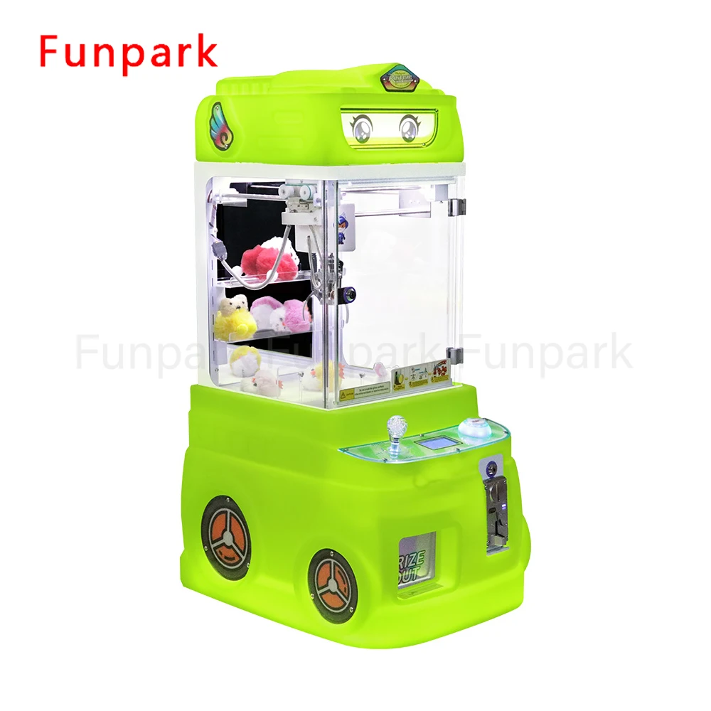 Funpark High-Quality 220V Mini Claw Crane Arcade Machine Coin Operated Plush & Metal Games for Amusement Game Center