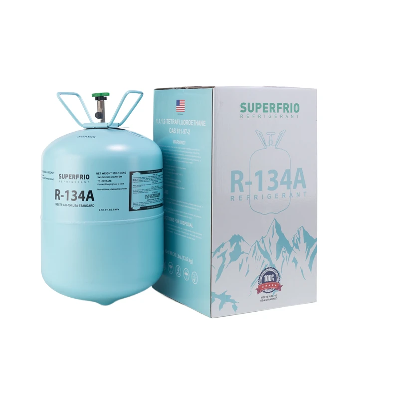 stocks 134a gas refrigerant r134a 30LB purity>99.99% r134a refrigerant gas