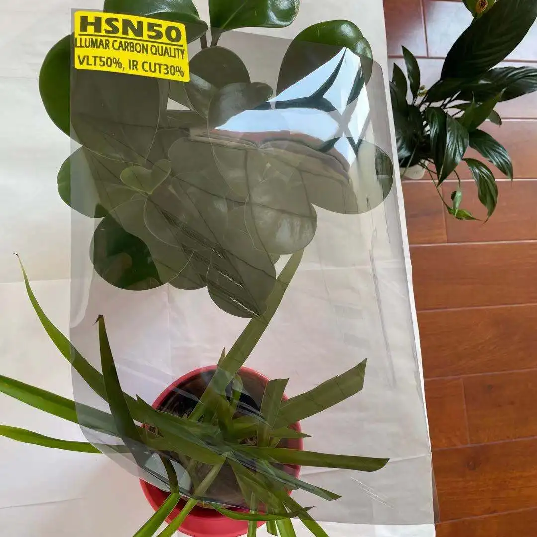 HSN50 USA LLUMAR CARBON QUALITY LIGHT BLACK 50% IR CUT 30% 1.5MIL SOLAR SECURITY FILM FOR WINDOW CARS
