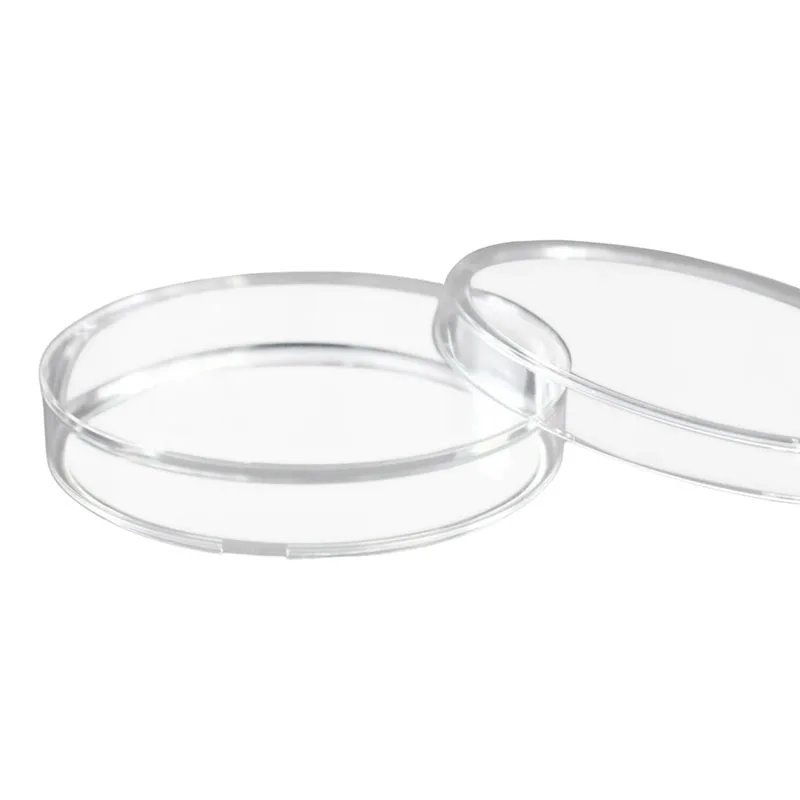Custom Laboratory Cell Culture Plastic Different Sizes Transparent Sterile Disposable Petri Dish 90mm
