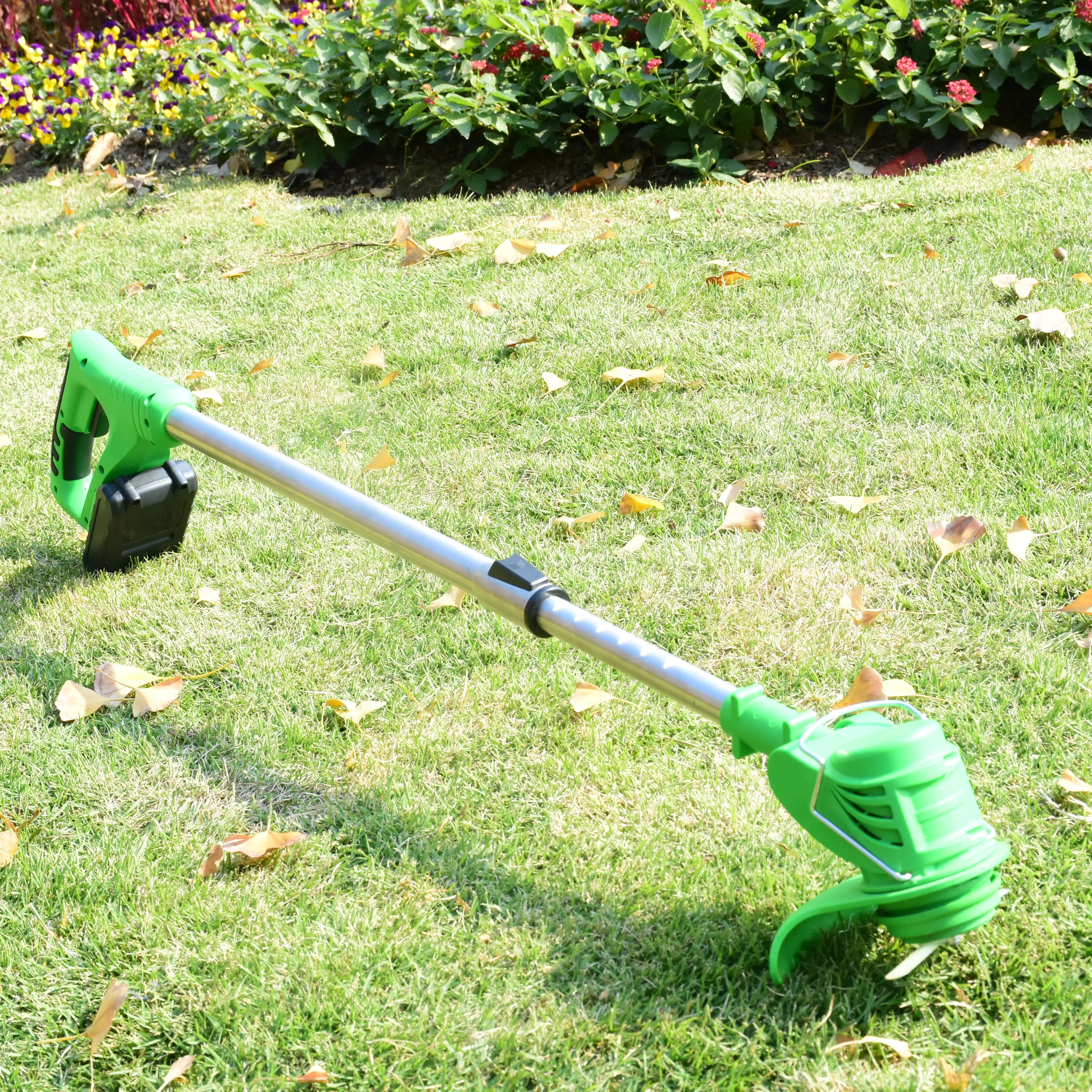 Cordless String Trimmer with 12V Lithium 2000mAh, Plastic Blade Lawn Mower Cordless GRASS TRIMMER