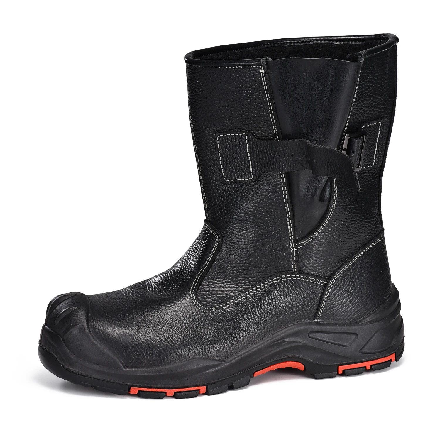 safetoe winter shoes working safety waterproof pvc boot men rubber work boots