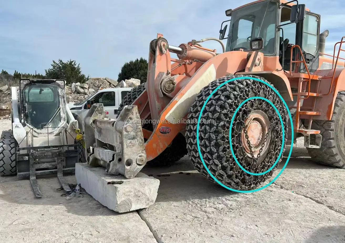 Цепи для защиты шин CAT988 35/65-33 45/65r39 45/65r45 фронтального погрузчика CAT 990 H