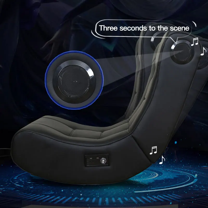 Оптовая продажа Amazon лучший беспроводной динамик Blu-tooth тканевый музыкальный игровой стул для
