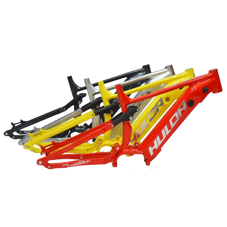 27.5-29 inch middle motor frame front and rear double shock absorption off-road mountain vehicle electric bicycle frame