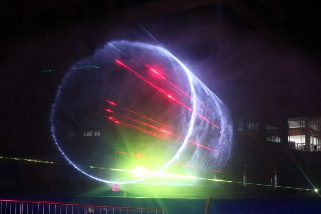 outdoor lake or river installed 5m/10/15m height water screen movie fountains