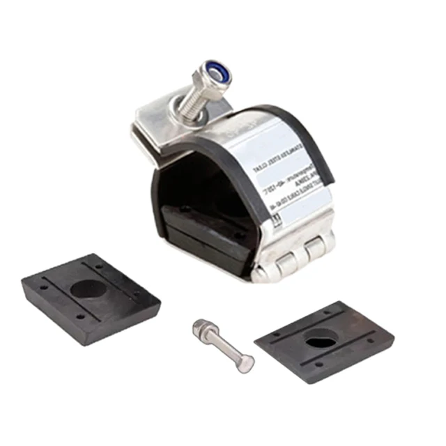 New Product metallic  High Voltage Cable Cleatstrevoil power fiber optic cable tie cable cleat