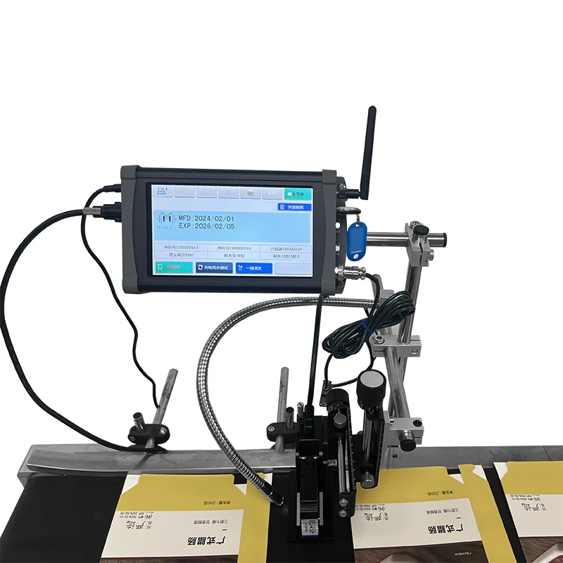 Logo graphic barcode printer for mass production of expired printers, remote control, easy to operate inkjet printer