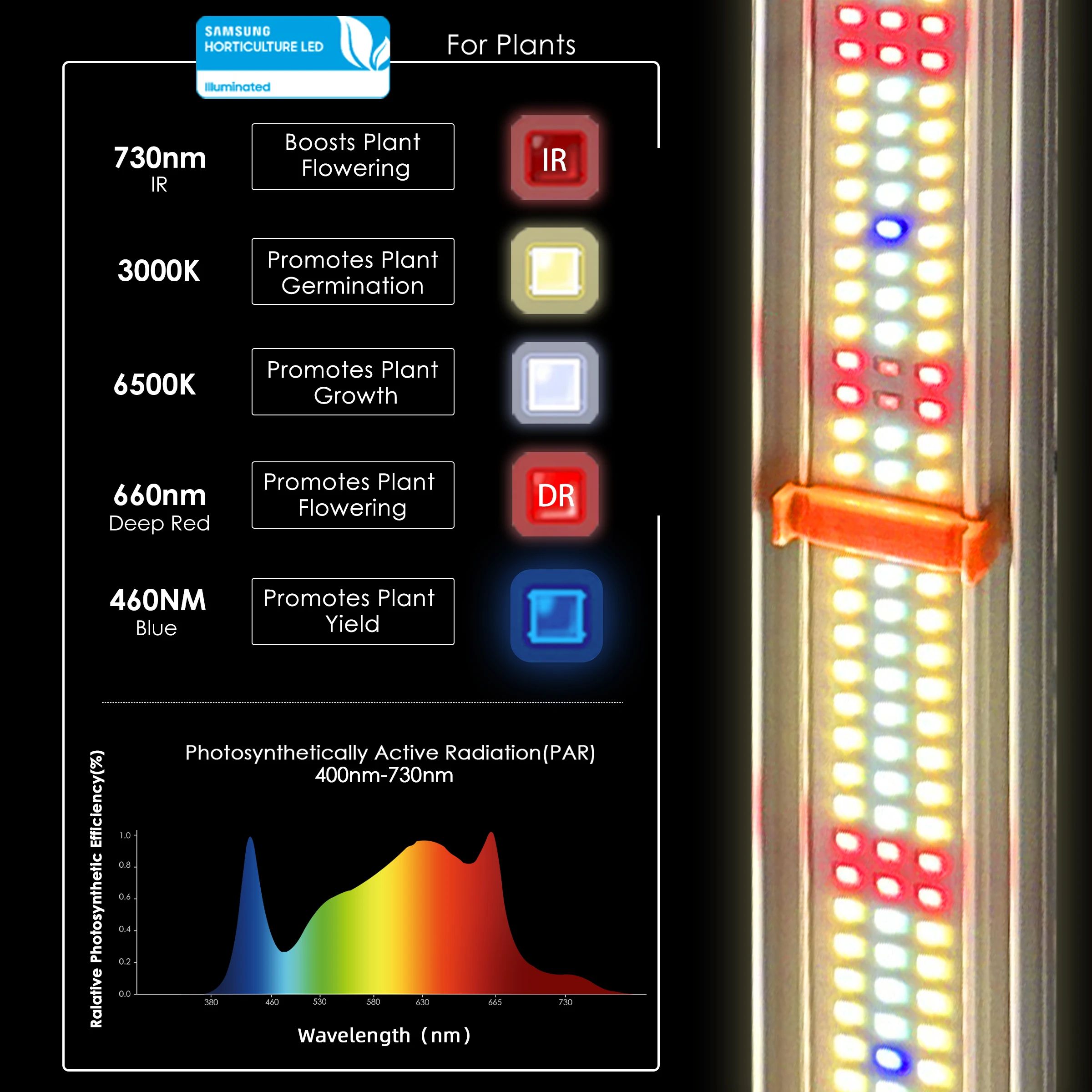 App-Controlled Full Spectrum UV IR 720W 650W LED Grow Light Horticultural Lamp Growing Redfarm EVO 600W 1000W Wi-Fi Connectivity