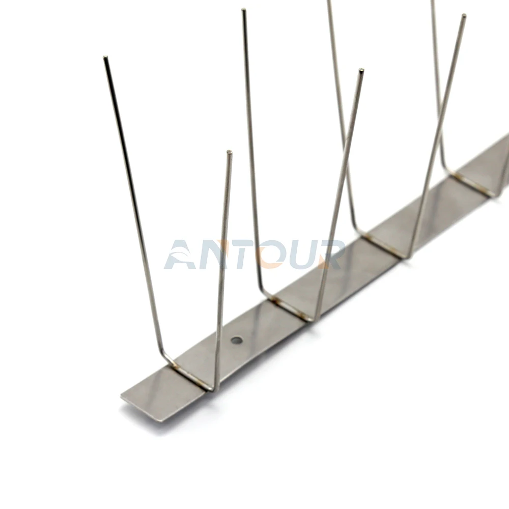 Anti Pest Control Deterrent 100cm Fabricated Length Stainless Steel Base and Pins Bird Pigeon Spike