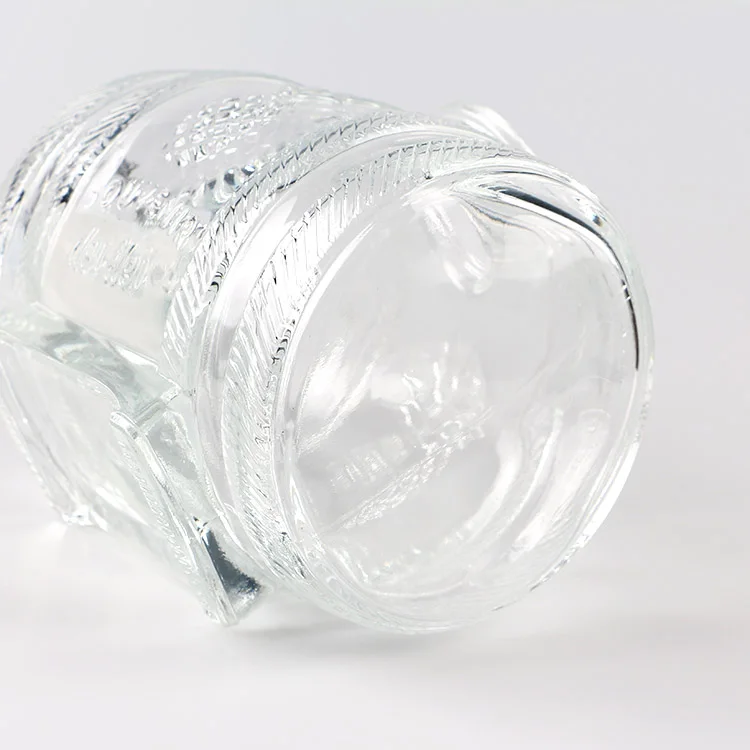 Drum design glass beer wine barrels whiskey barrel with faucet and wooden base