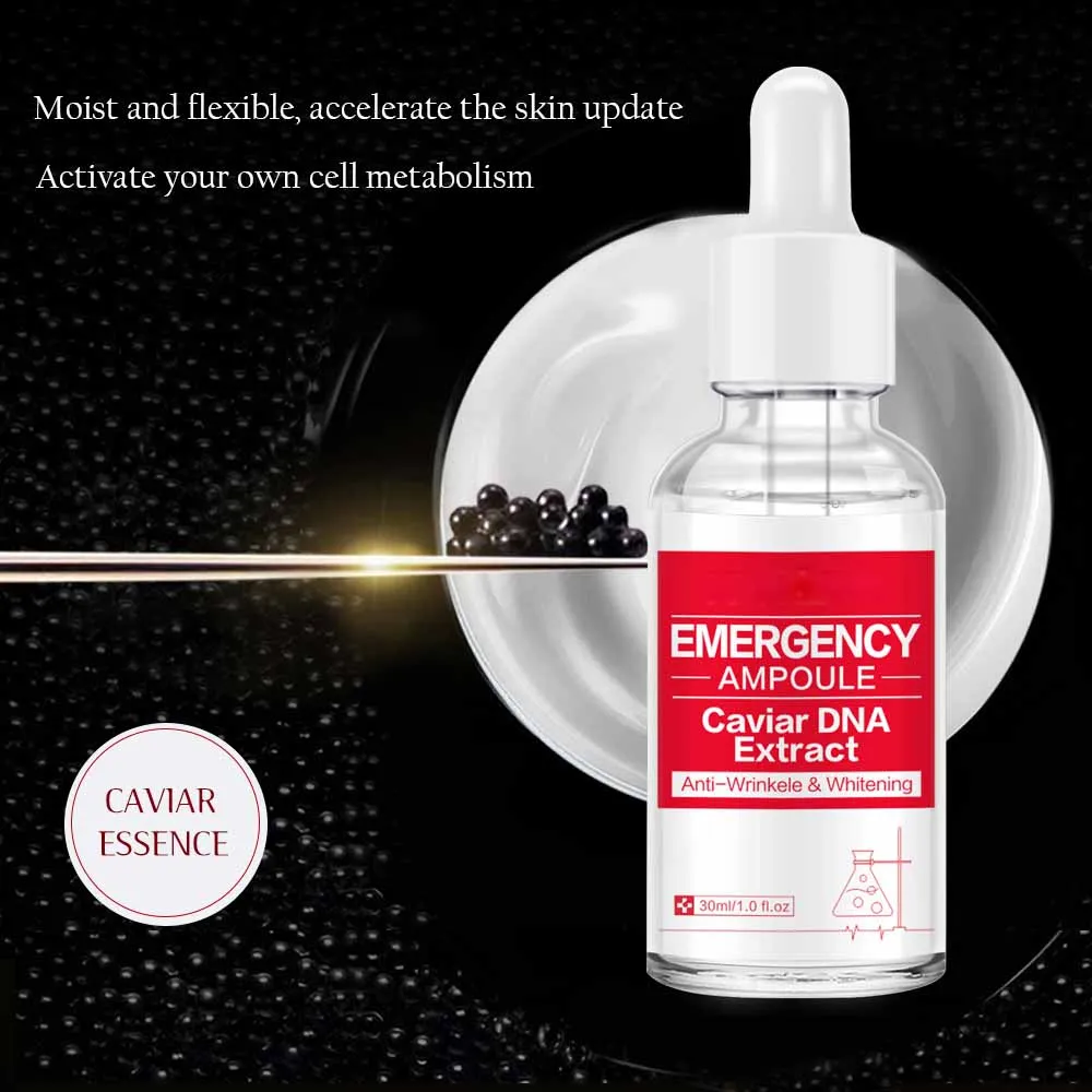 Hot selling firming anti aging repair skin facial treatment extract caviar DNA face serum