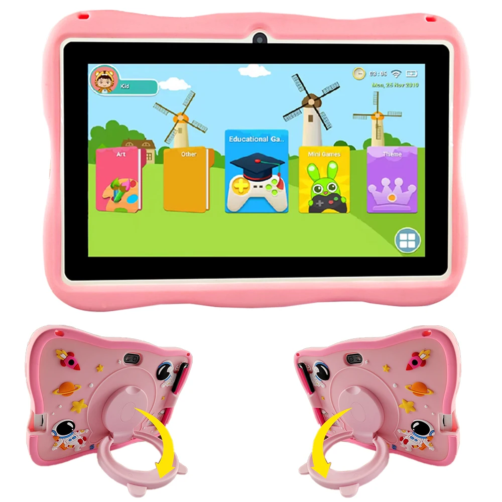 Hot Sale 7 Inch 5G Wifi Ips Tablet Pc 2+32GB Children Android Learning Kids Tablet Education