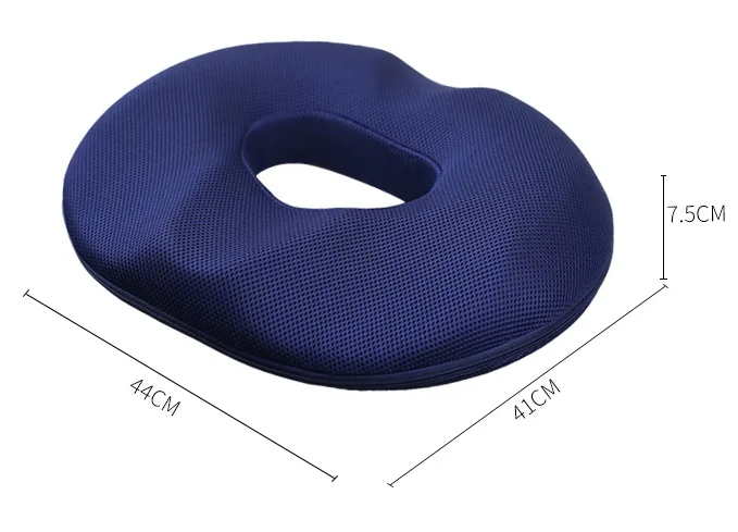 NLAN Large memory foam orthopedic donut seat pillow cushion for hemorrhoid and tailbon For Men And Women