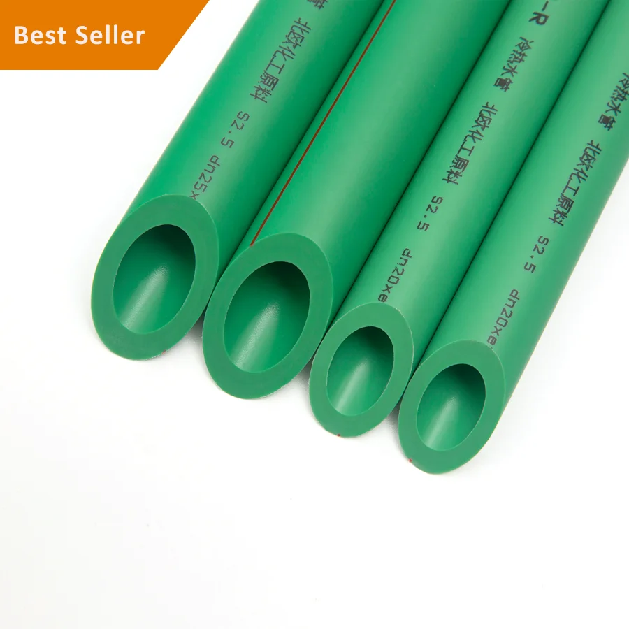SDR13.6 customized 50 mm plastic tube PPR tube hot Water Supply yellow color PPR pipe price
