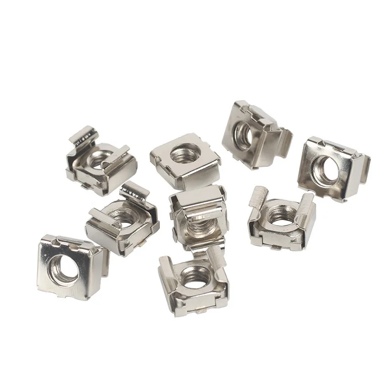 DIN557 304 Stainless Steel Snap Cage Nut for Cabinet Motor & Floating Nut Zinc Plated with Galvanized Finish Mining Applications