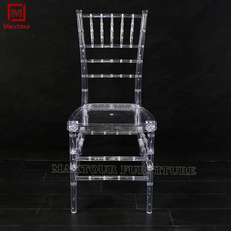 Maxtour Guaranteed chiavari transparent tiiffany dining acrylic resin chairs for restaurant and wedding hotel party events