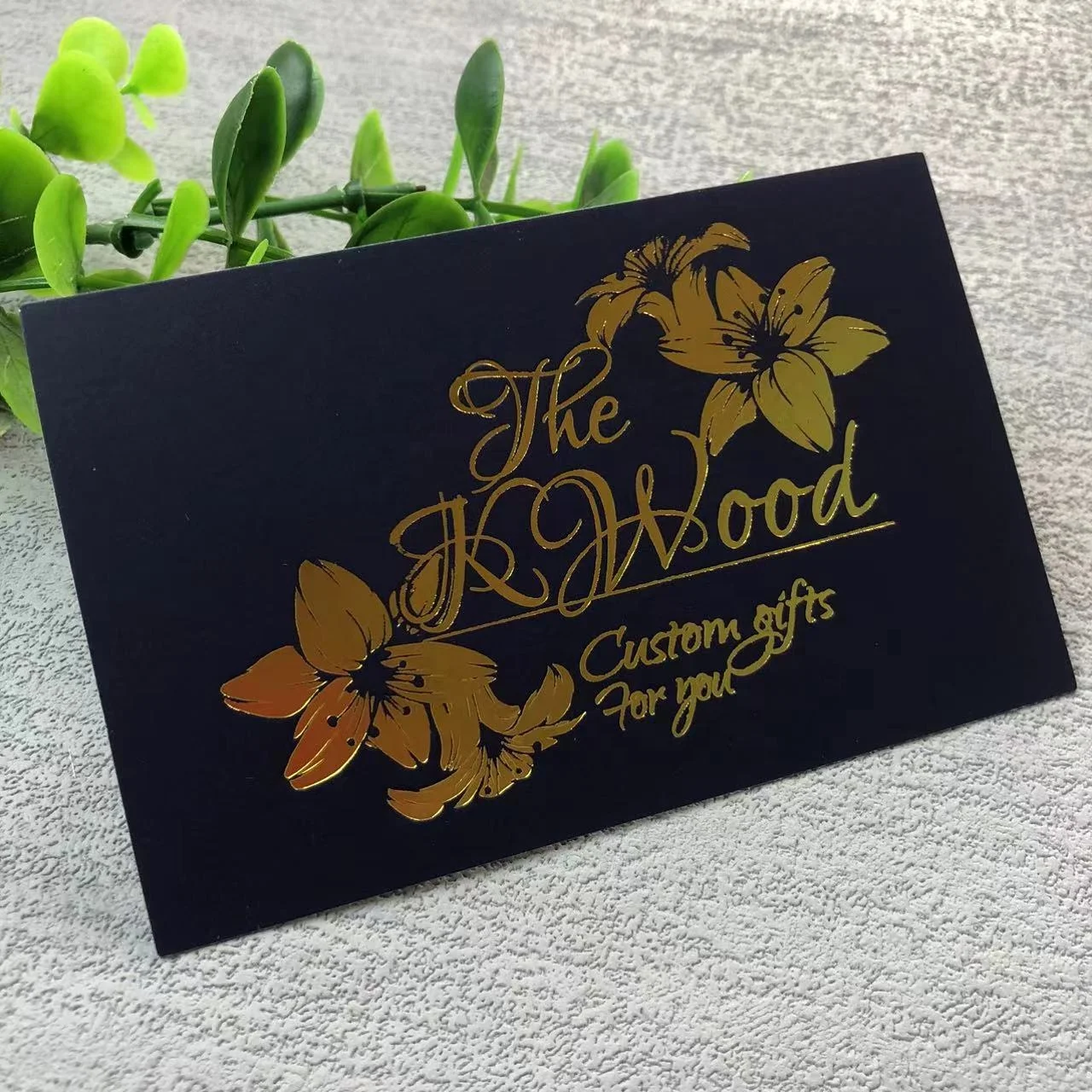 Best Price Wholesale Custom Print gold Foil Luxury Thank You Card Custom Insert Card For Small Business Flyer Printing