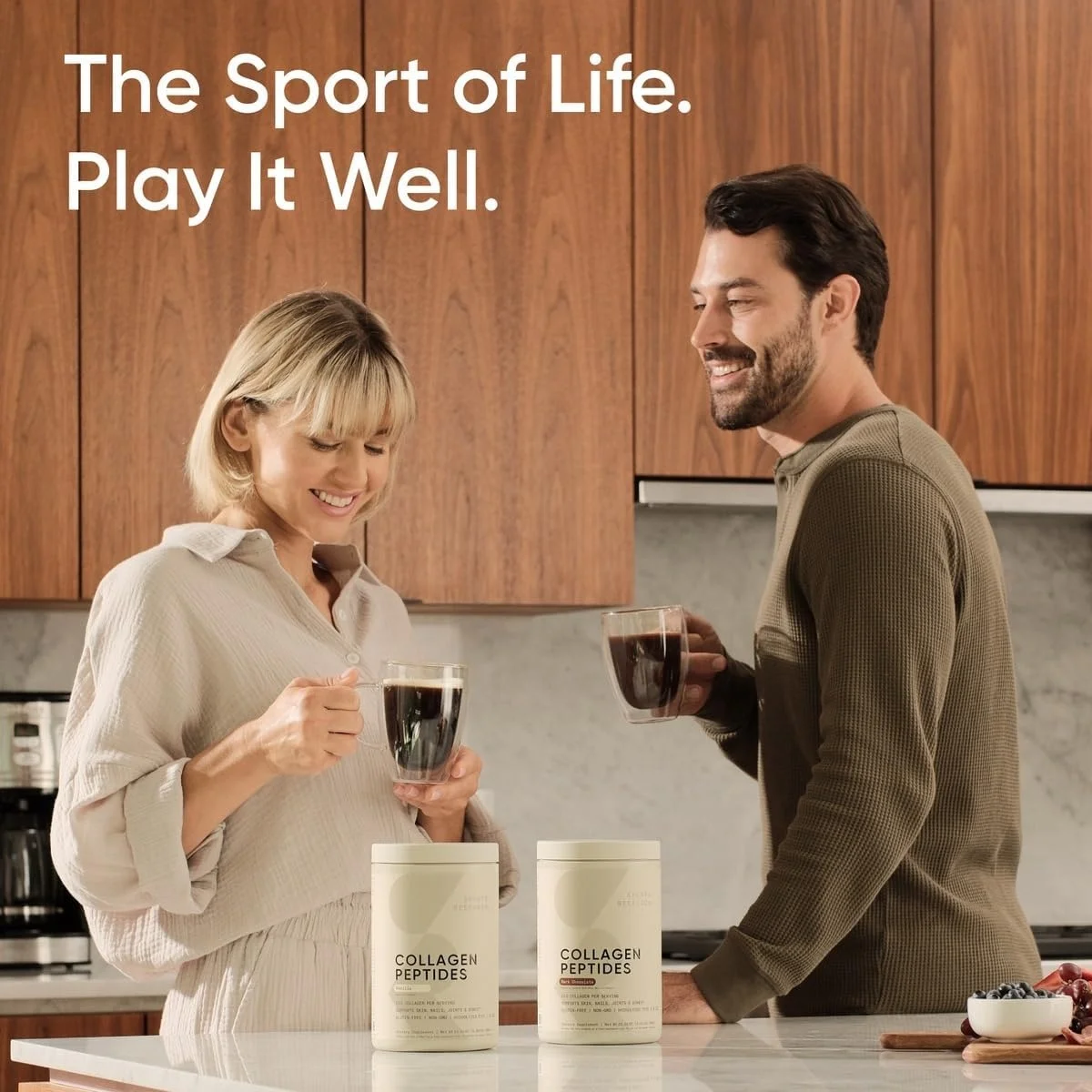 Private Label Collagen Peptides Powder Drinks Types 1 and 3 For Skin Hair and Nails Hydrolyzed Collagen Supplement