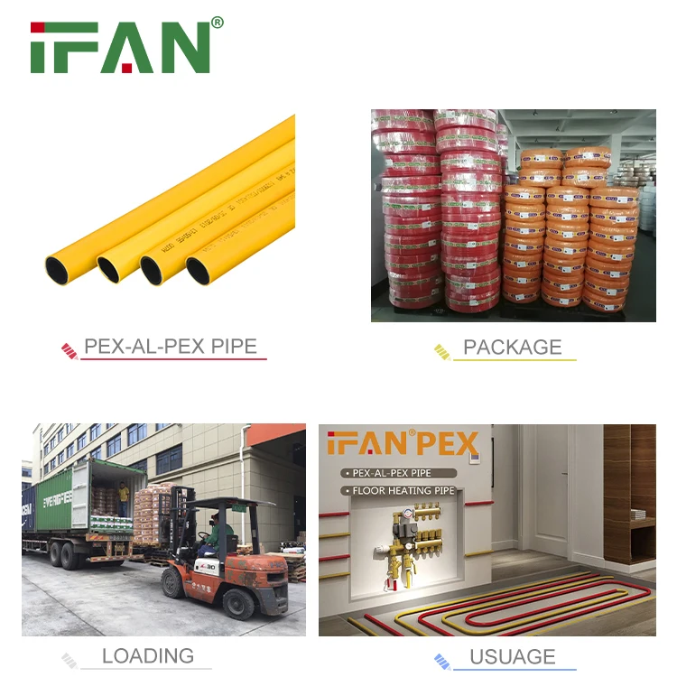 Высококачественные сварочные пластиковые трубы IFAN желтая газовая труба PEX 16-32 мм водопроводная