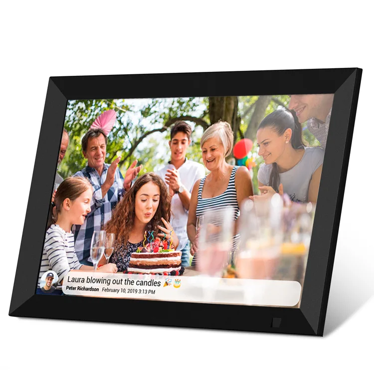 Ultra-low price 10-inch large screen ultra-thin Wifi Digital Photo Frame suitable for picture music movies