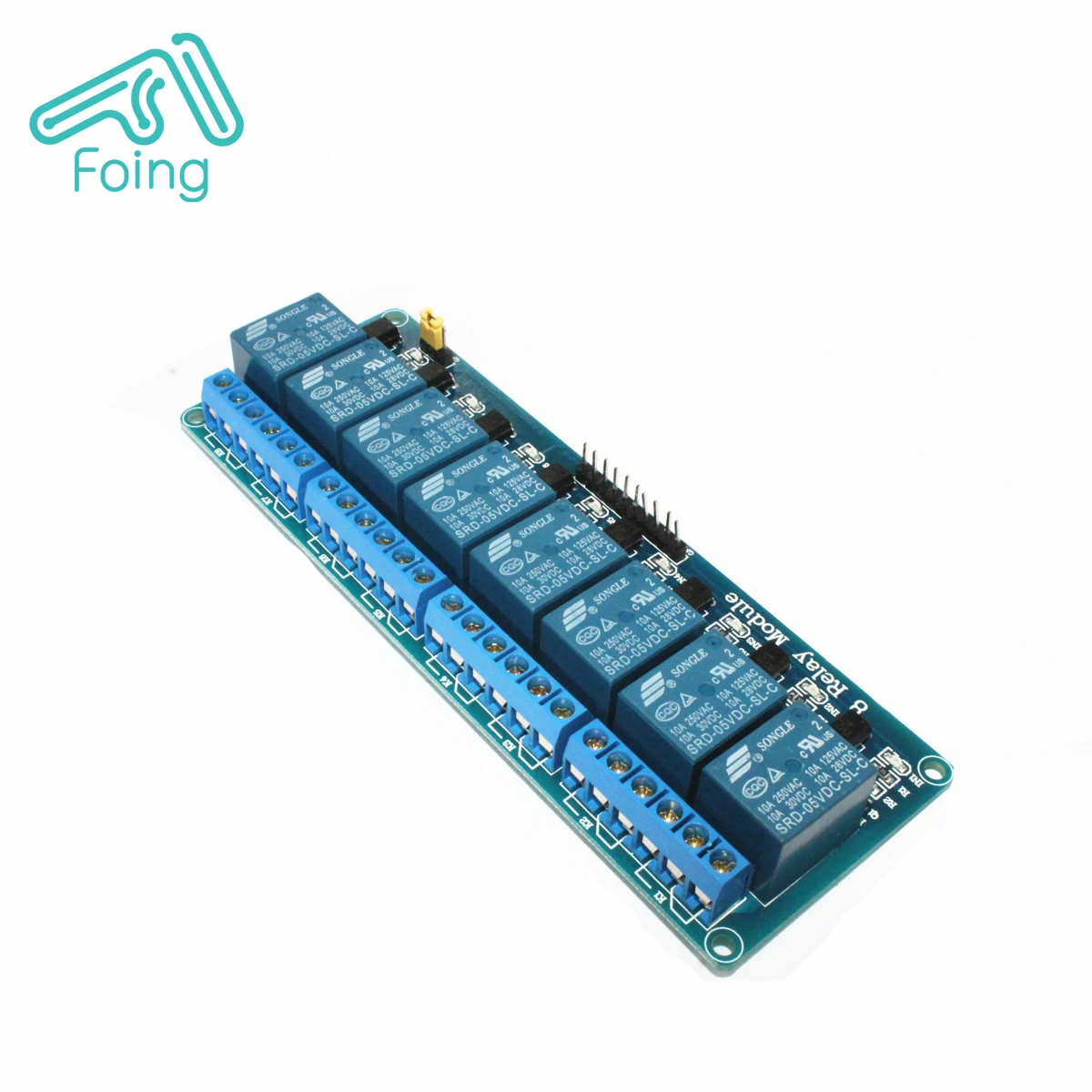 8 Channel Relay Module with Optocoupler Protection Relay Expansion Board for MCU PLC