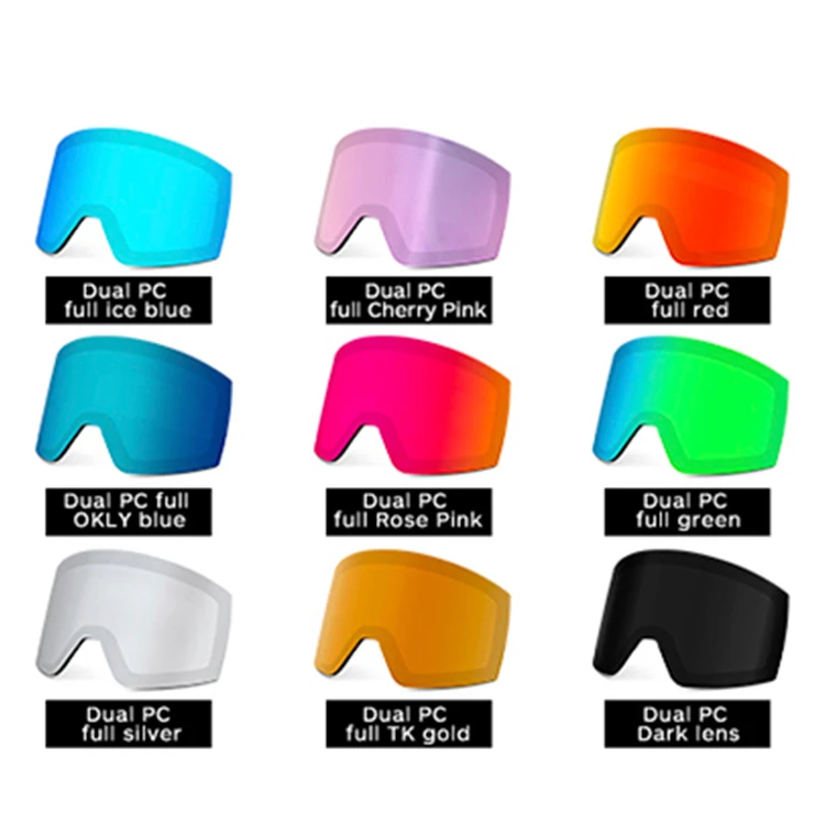 2024 men womens custom logo printed polarized winter ski bril gafas de nieve glasses snowboard luxury ski goggle