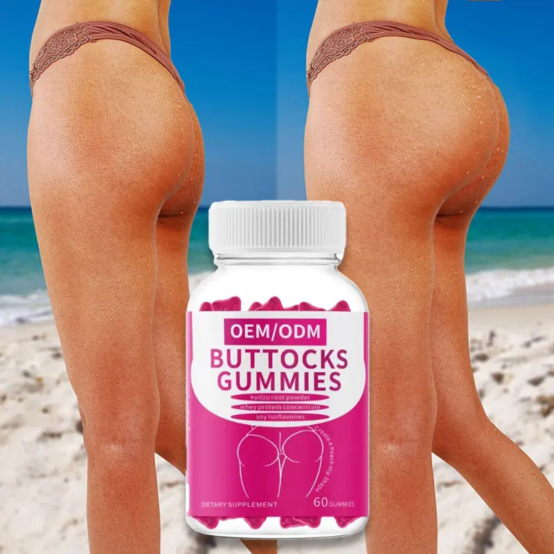 Oem hip lifting butt gummies butt enlargement bbl gummies big bum booty widely gummies