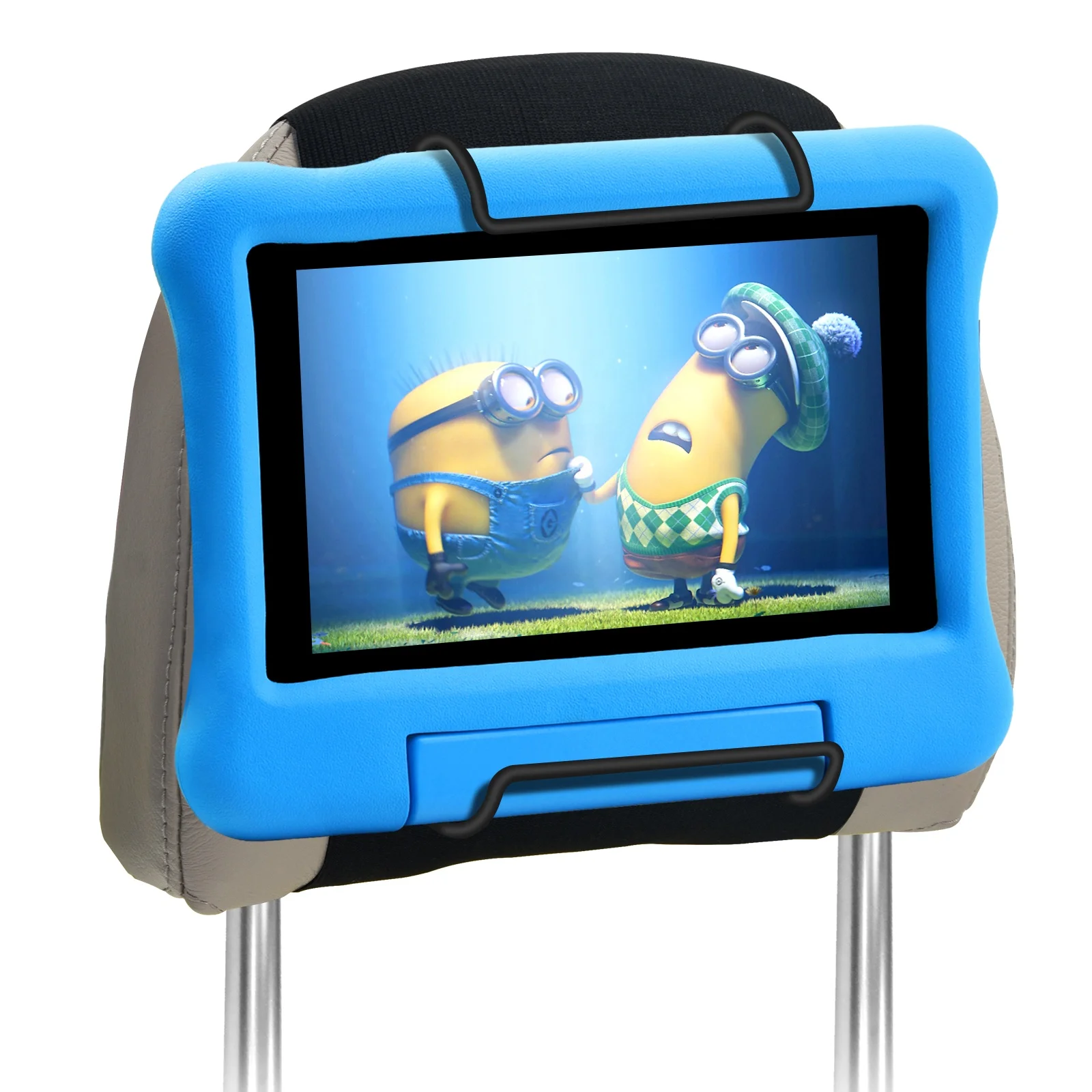 Car Rear Seat Bracket Automobile Headrest Bracket Tablet Holder for Car Rear Seat Bracket for 7 -12.9 inches