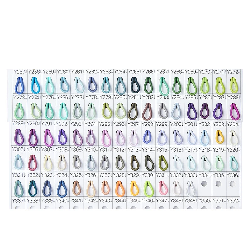 Hot Sale 300 colors rubber band  2.5mm 3mm strong elastic rope string  knit braided elastic cord