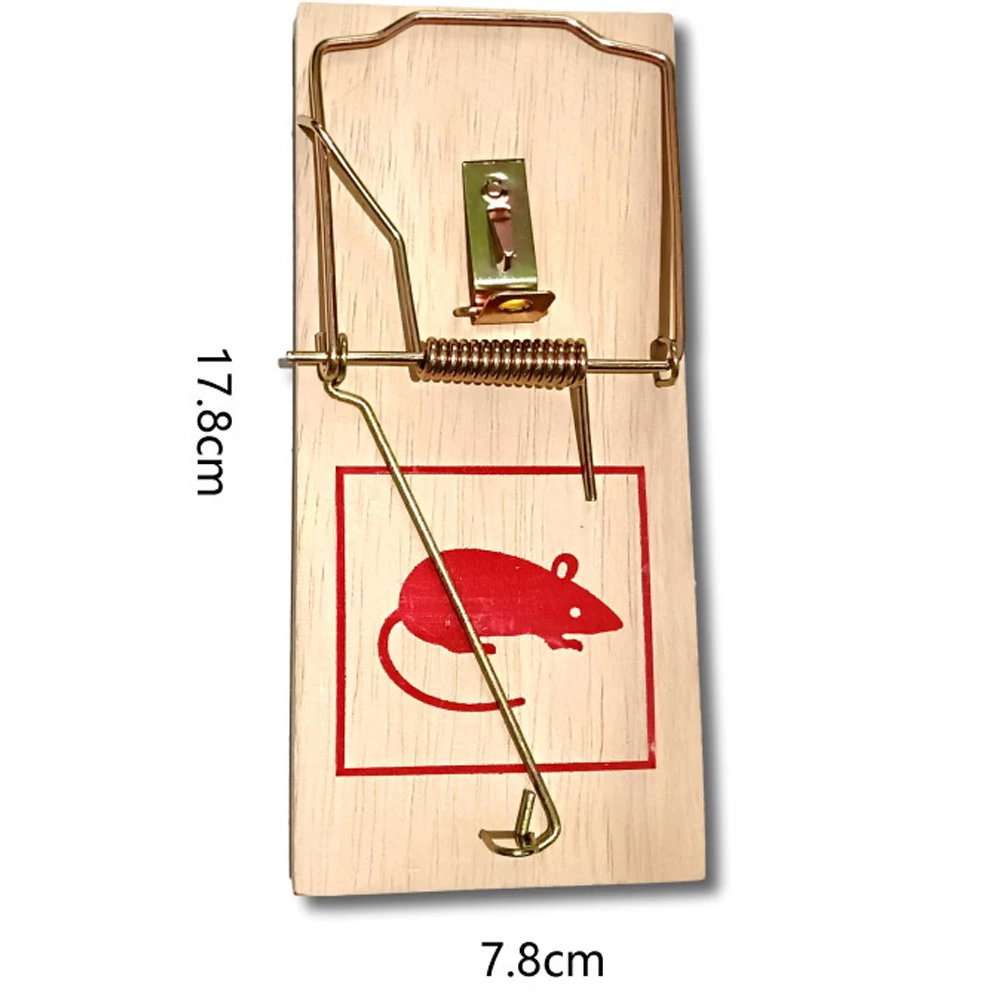 DD2311  House Rodents Mice Trap for Garden Kitchen Quick Effective Safe Catcher Killer Pedal Metal Rat Clamp Wood Mouse Traps