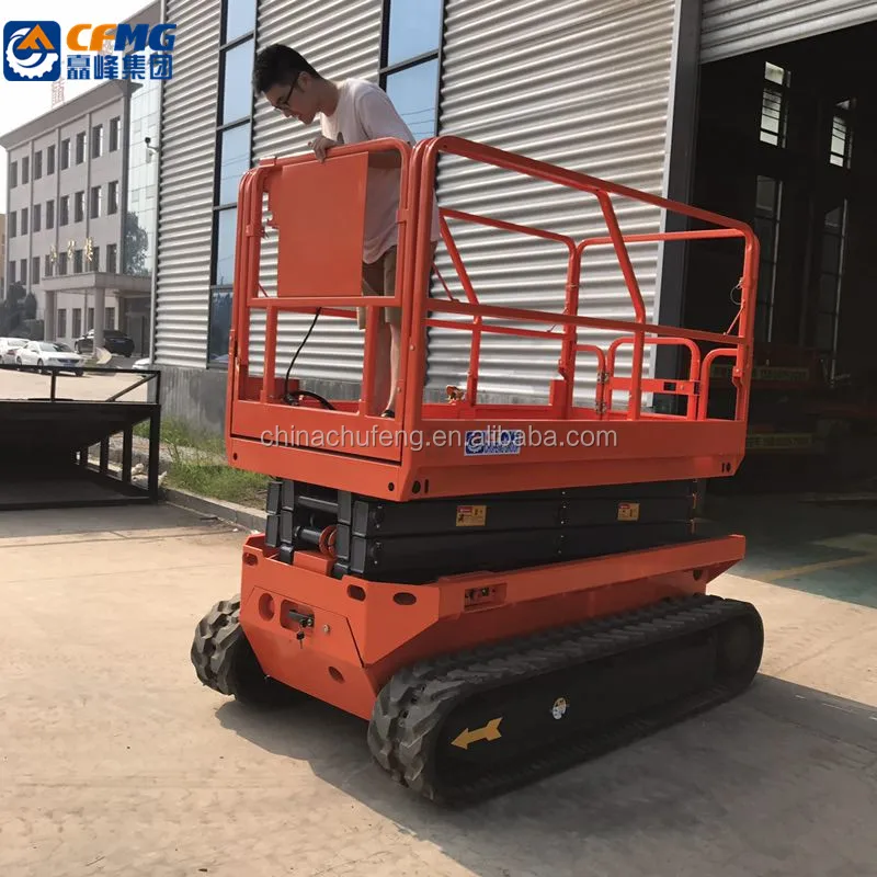  EN280 Утверждено 6-14 м аккумуляторное зарядное устройство самоходный Автоматический Гидравлический Электрический маленький ножничный подъемный стол по низкой