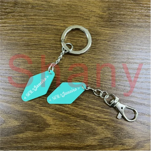 Hot selling letter custom keychain printing anime acrylic keychains with low price