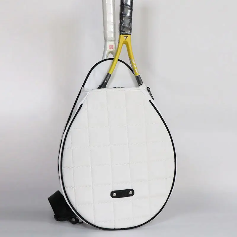 VULCAN pickleball backpack Tennis Crossbody Bag Chest Shoulder Purse Padded Quilted Sling Bag for Tennis Racket