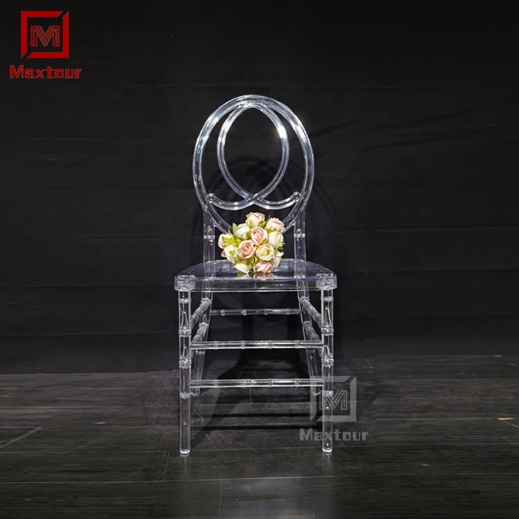 Hot Wedding style Transparent Clear Resin Acrylic PC Tiffany Disassembly packing design Plastic Dining chair
