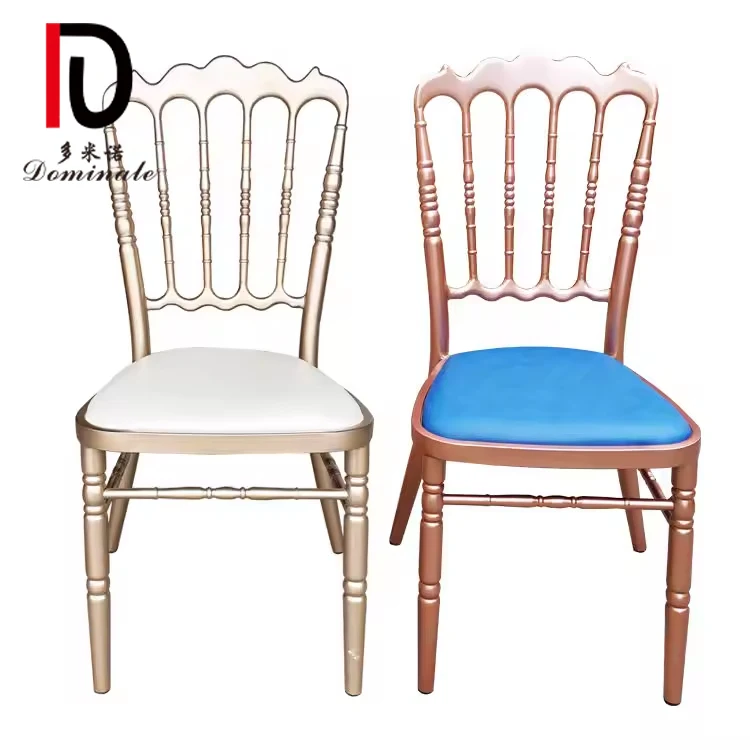 10 Years Manufacture Stackable Gold Metal Event Banquet Stacking Napoleon Phoenix Chiavari Chivari Tiffany Weddings Chairs