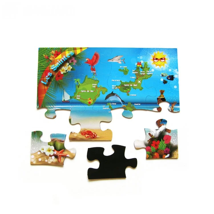 custom fridge magnet magnetic jigsaw puzzle for kids