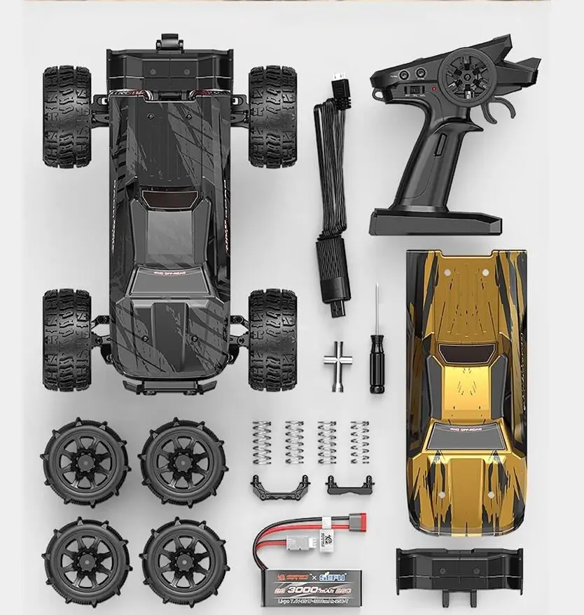 Stock now New Product MJX  14210 RC Car 4WD 1/14 Brushless Motor 55KM/H Remote Control Off-Road Racing Drift Desert Car