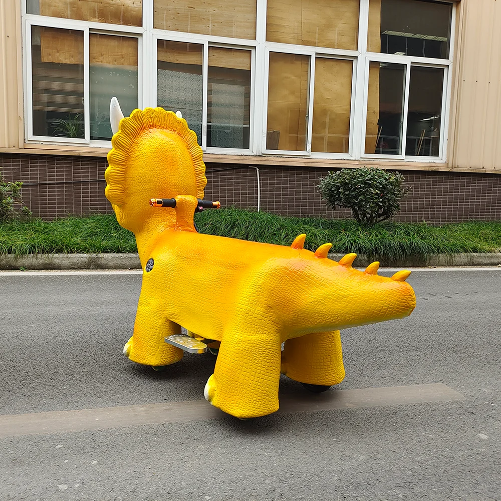 Amusement Park Motorized  Electric Remote Control Ride a Dinosaur for Sale