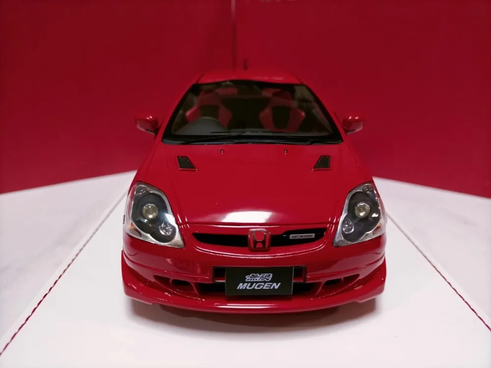 AMC 1:18 Unlimited Civic Coupe Model Mugen Civic Type R EP3 Red