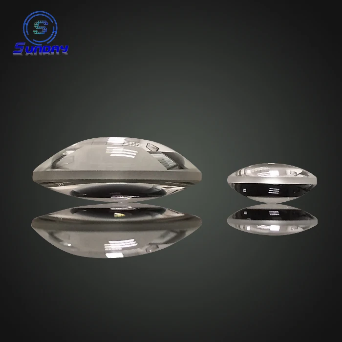 Factory manufacturers led Optical glass  double convex lens
